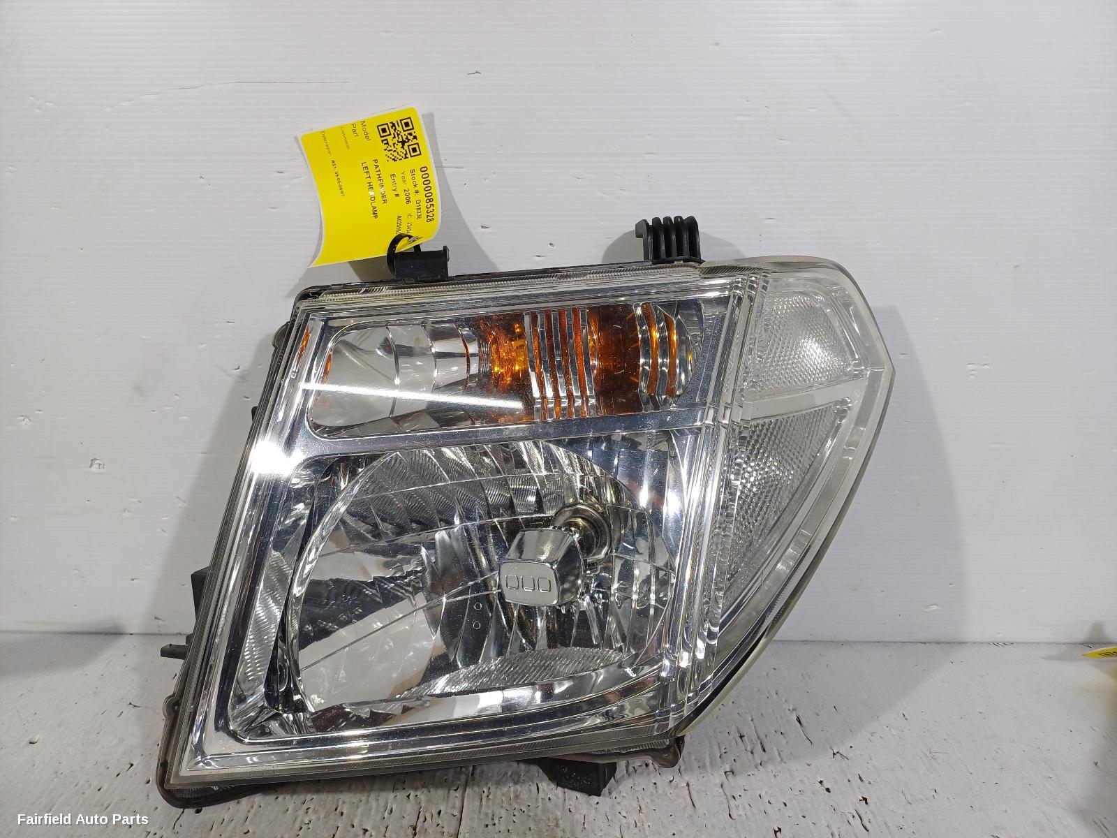 2005-2007 Nissan Pathfinder Left Headlamp
