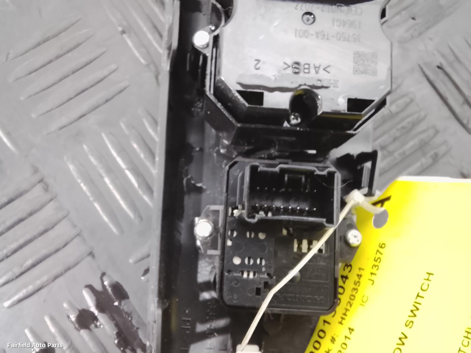 2014-2022 Honda Odyssey Pwr Dr Wind Switch