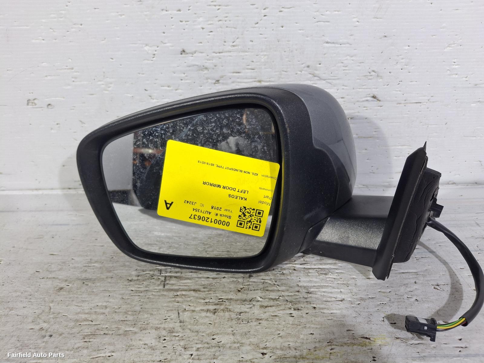 2016-2019 Renault Kaleos Left Door Mirror