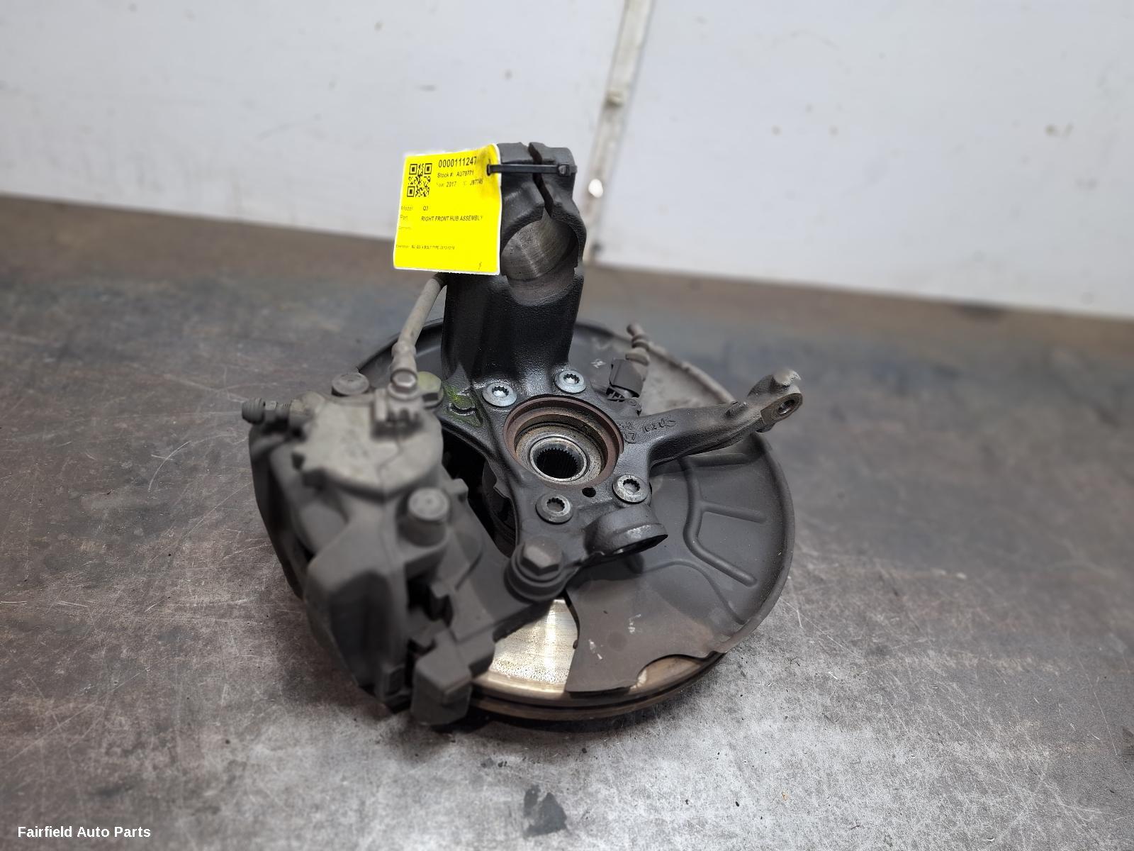 2012-2018 Audi Q3 Right Front Hub Assembly