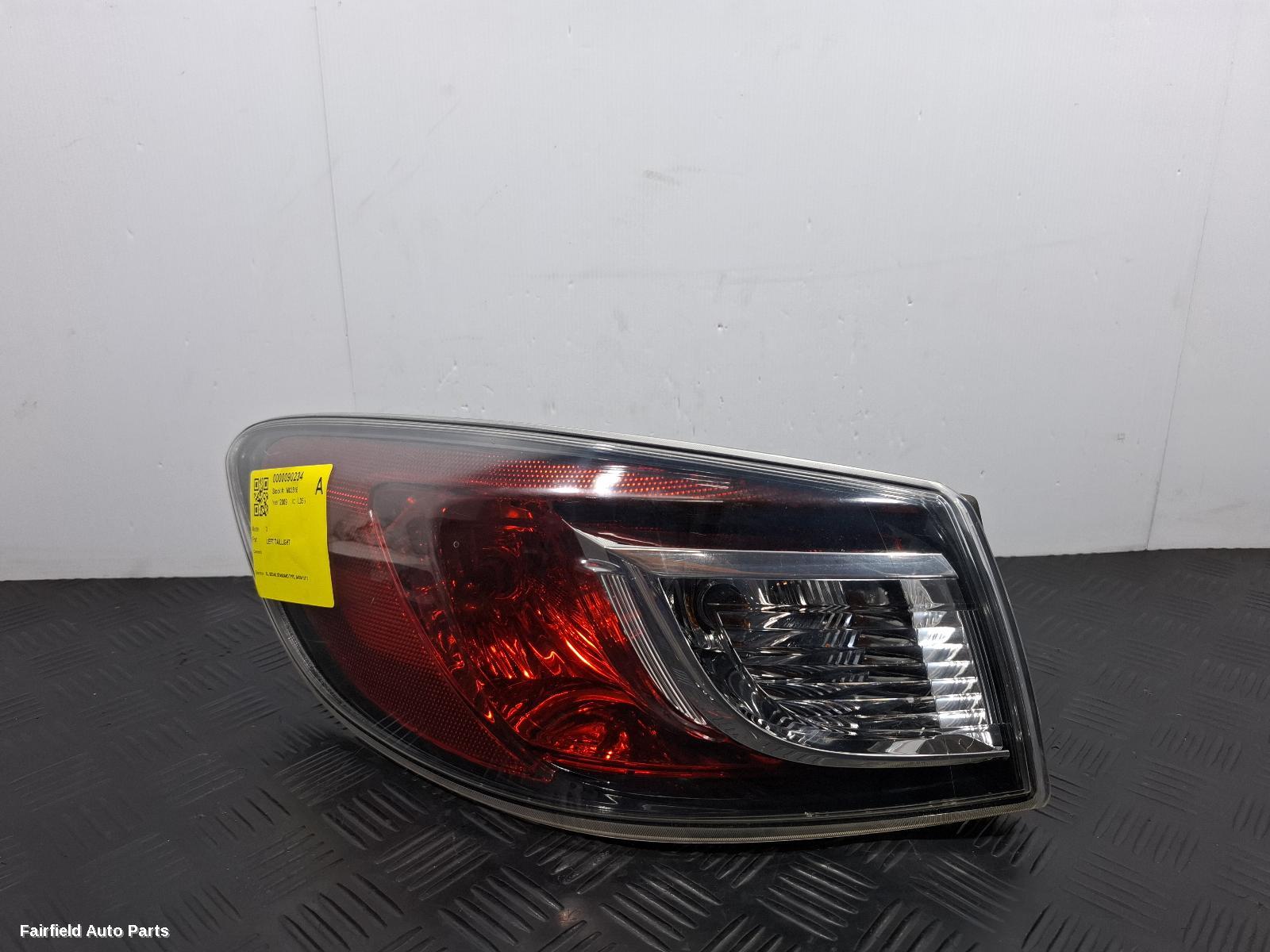 2009-2013 Mazda 3 Left Taillight