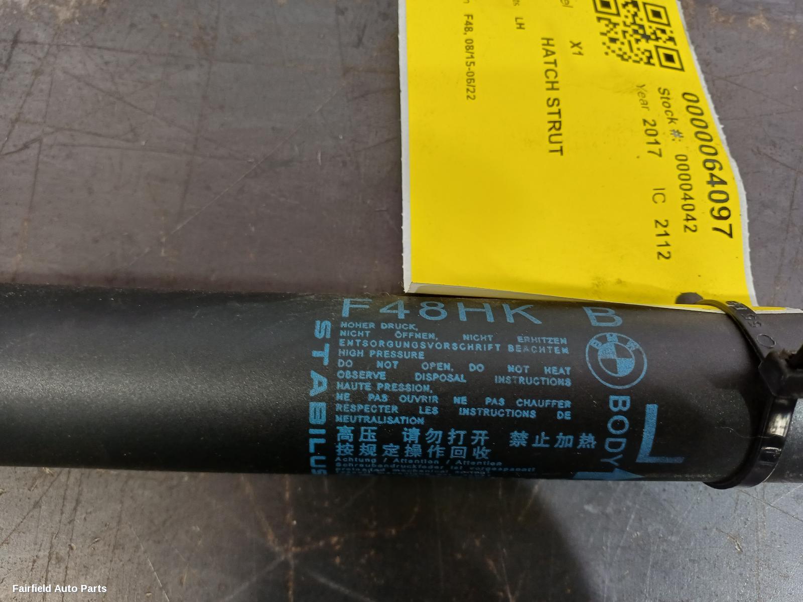 2015-2022 Bmw X1 Hatch Strut