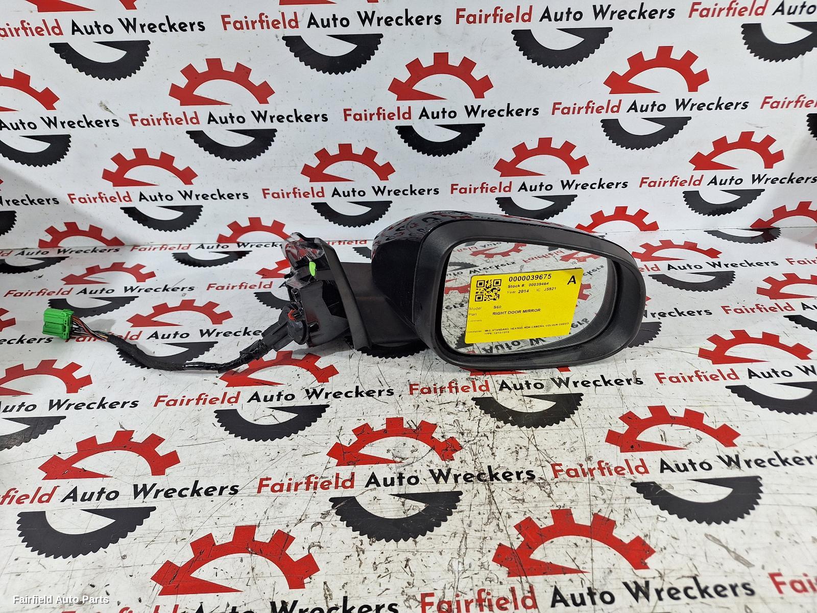 2010-2018 Volvo S60/v60 Right Door Mirror
