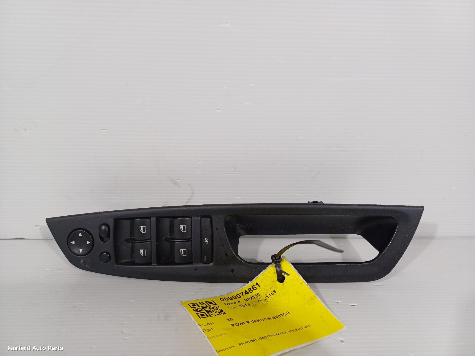 2007-2013 Bmw X5 Pwr Dr Wind Switch