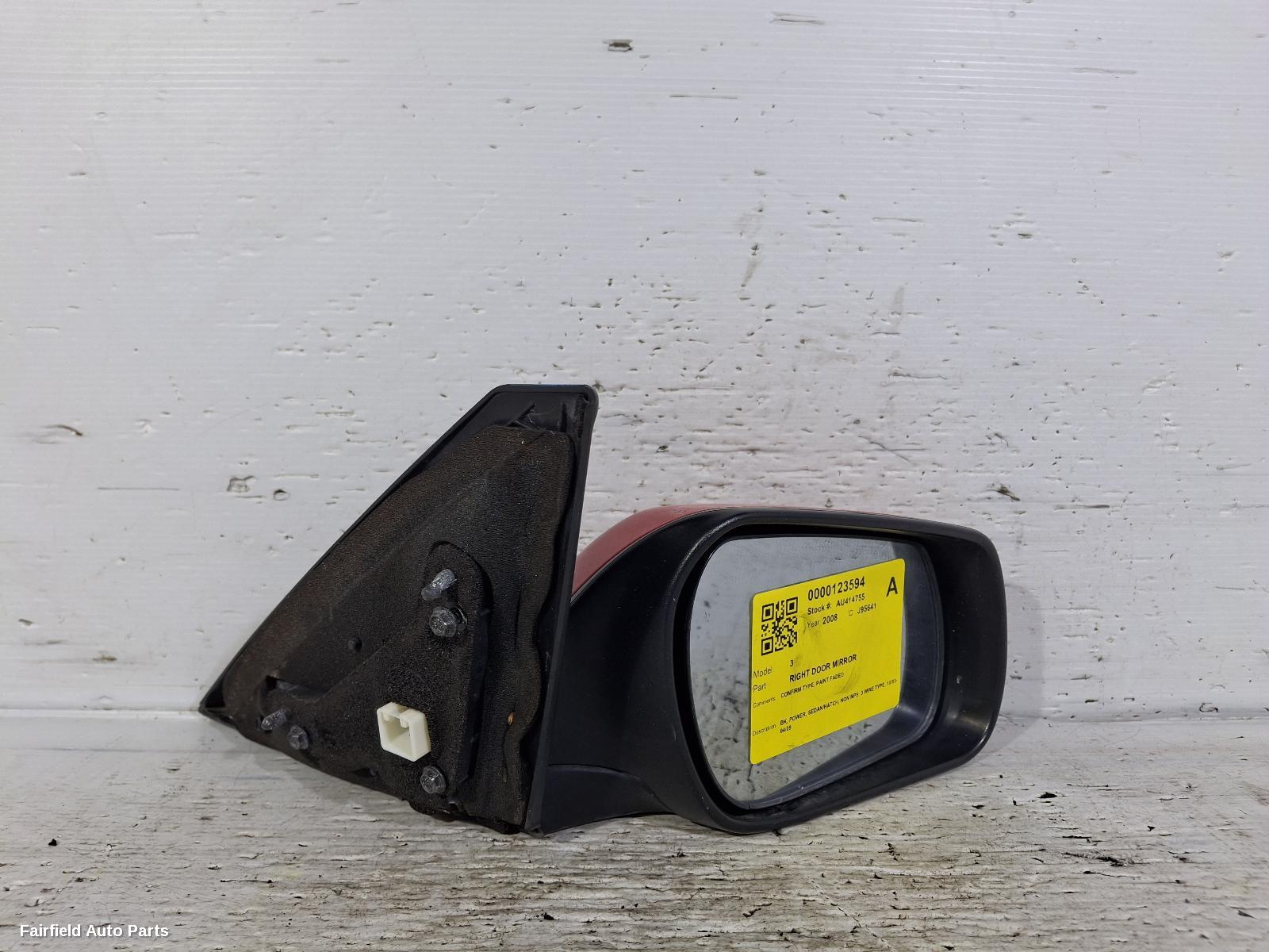 2003-2009 Mazda 3 Right Door Mirror