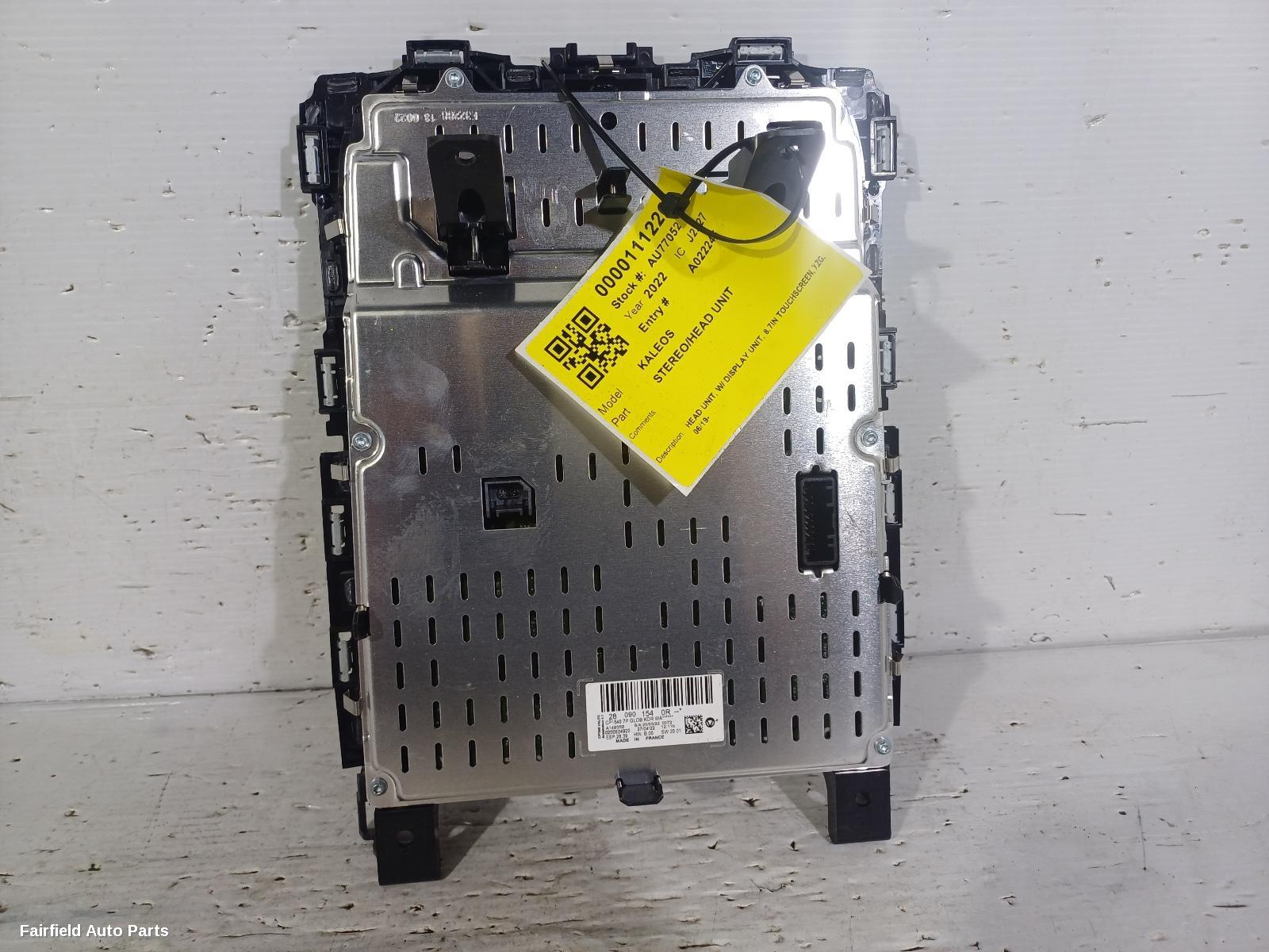2016-2026 Renault Kaleos Radio Cd Dvd Sat Tv