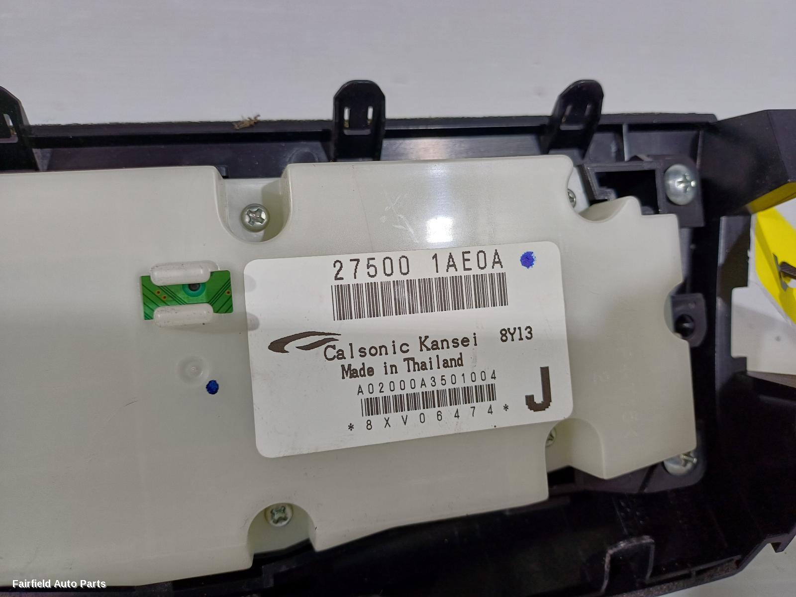 2008-2011 Nissan Murano Heater Ac Controls