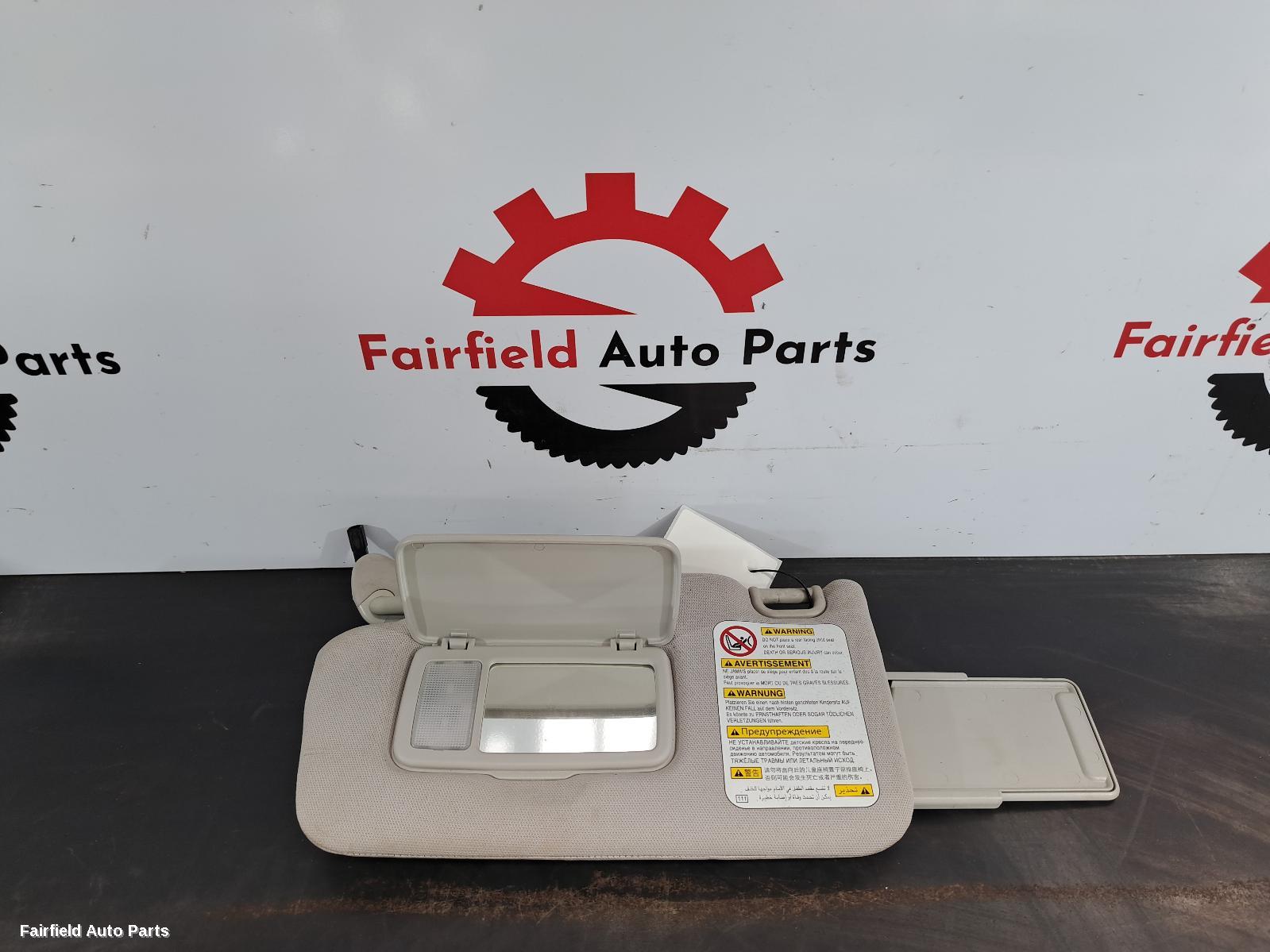 2009-2014 Subaru Liberty Sunvisor