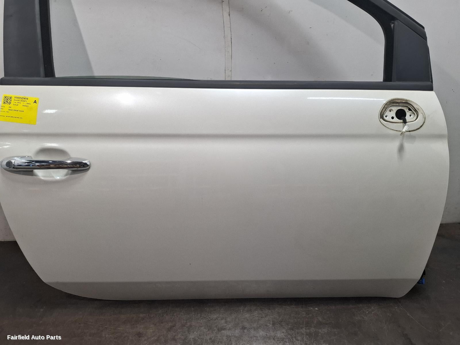 2008-2024 Fiat 500 Right Front Door