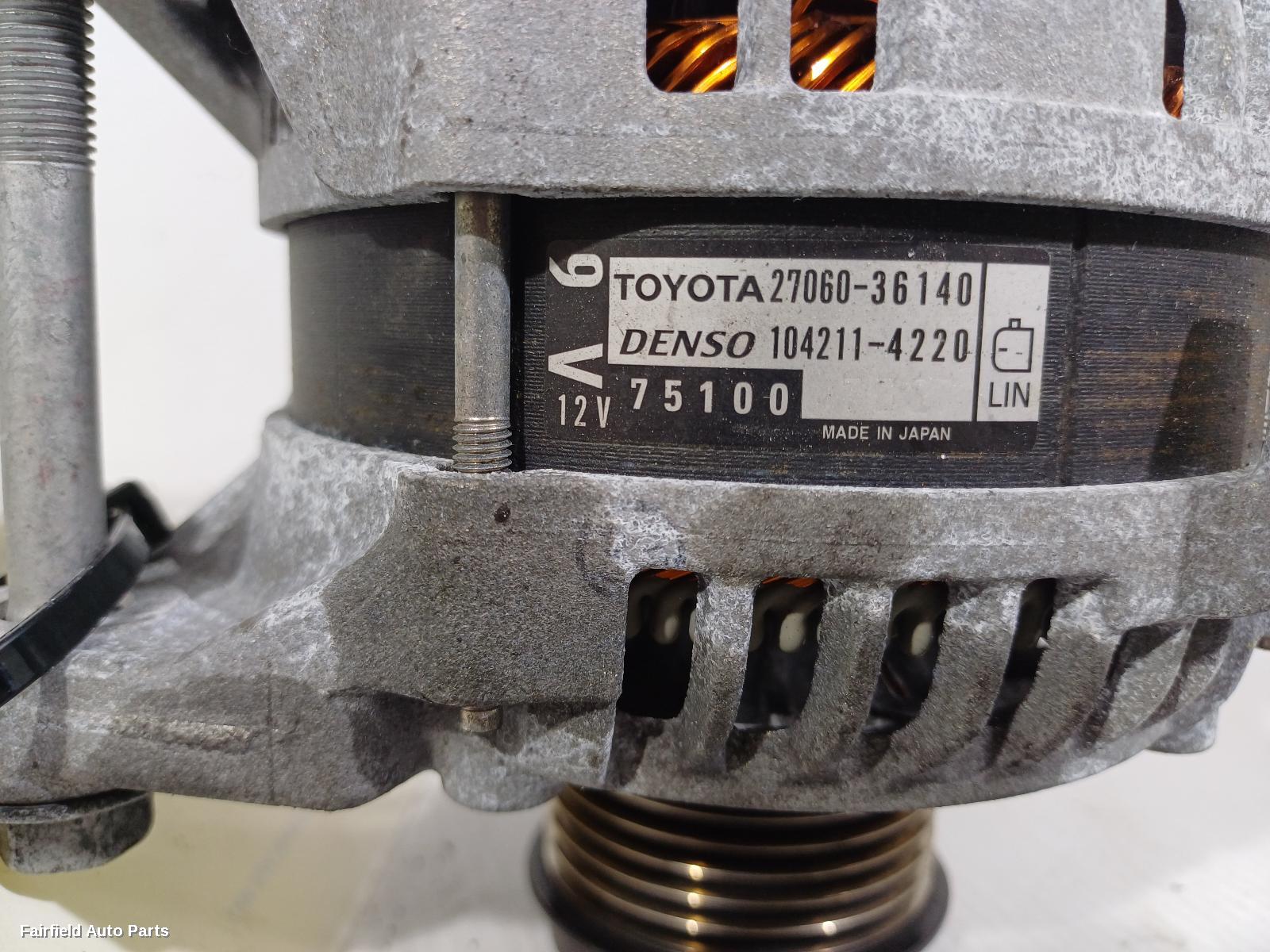 2017-2024 Toyota Camry Alternator