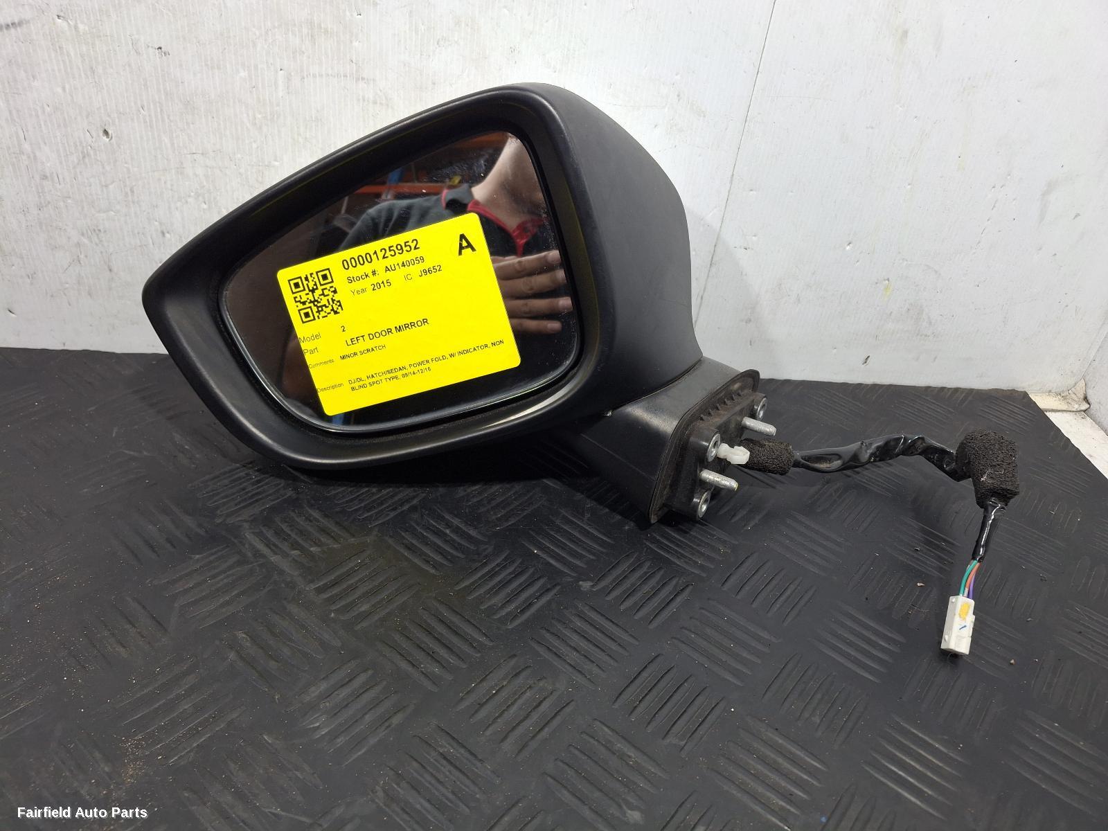 2014-2016 Mazda 2 Left Door Mirror
