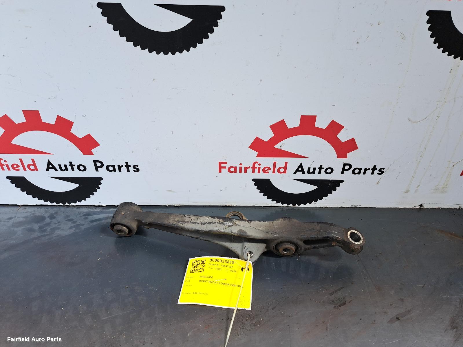 1991-1996 Honda Prelude Right Front Lower Control Arm
