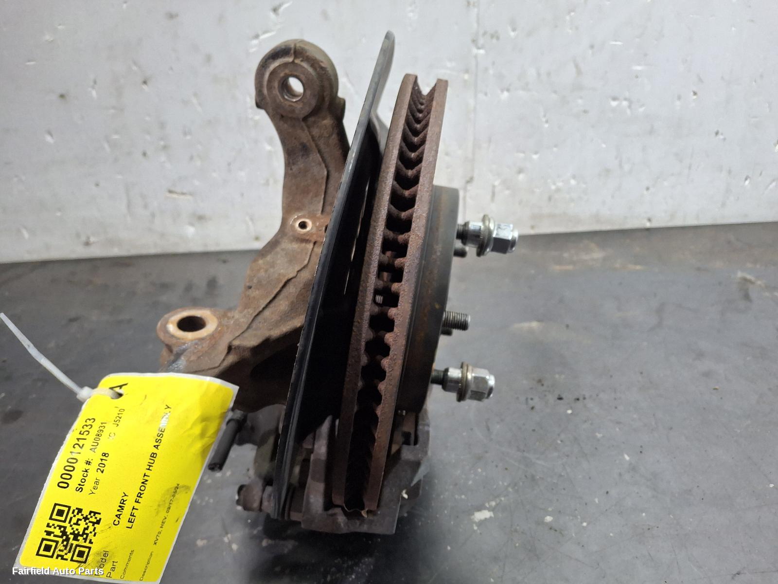 2017-2024 Toyota Camry Left Front Hub Assembly