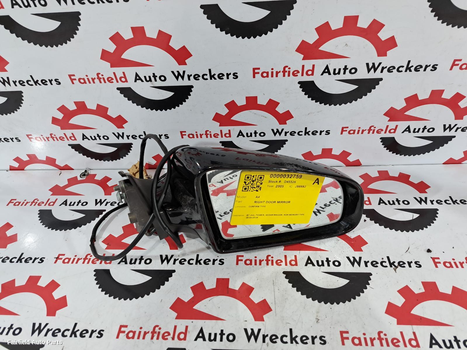 2004-2008 Audi A4 Right Door Mirror