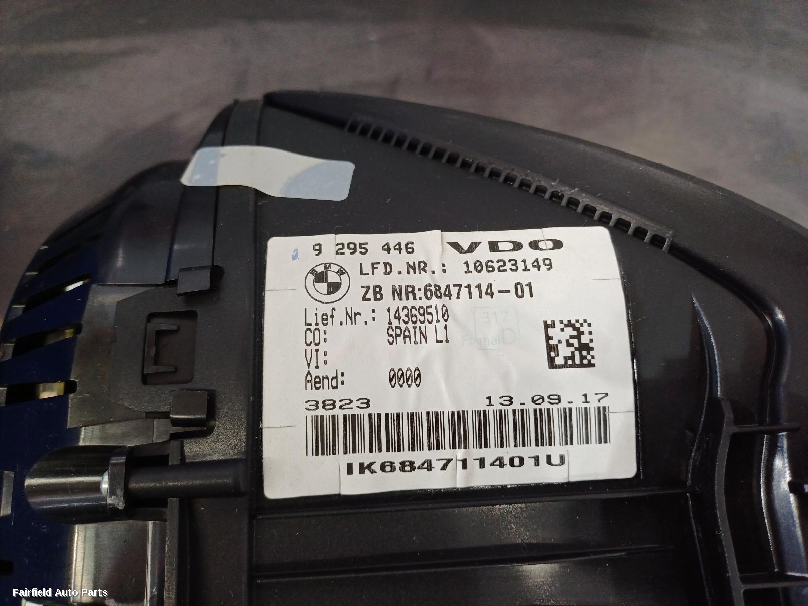 2015-2022 Bmw X1 Instrument Cluster