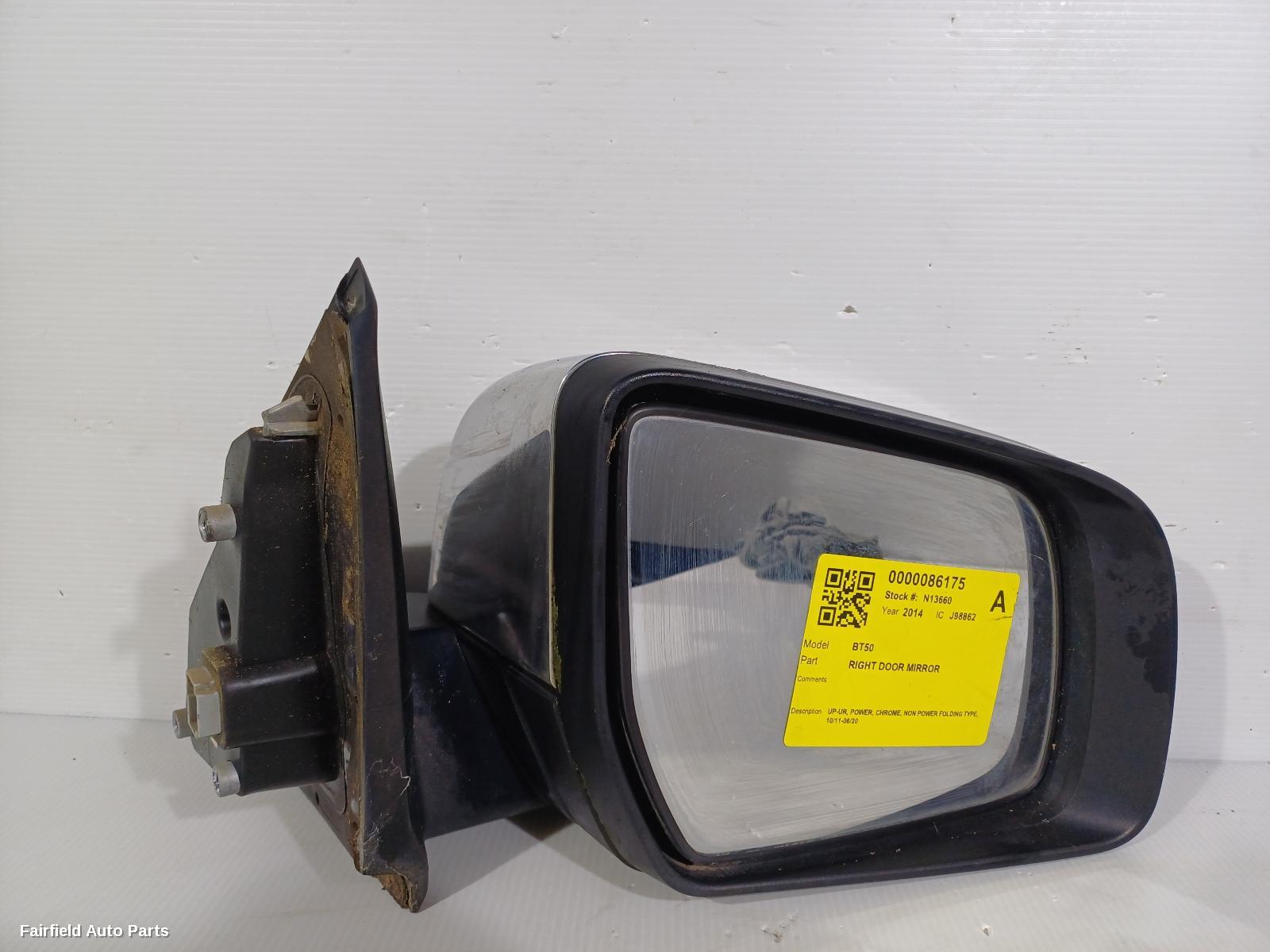 2011-2020 Mazda Bt50 Right Door Mirror