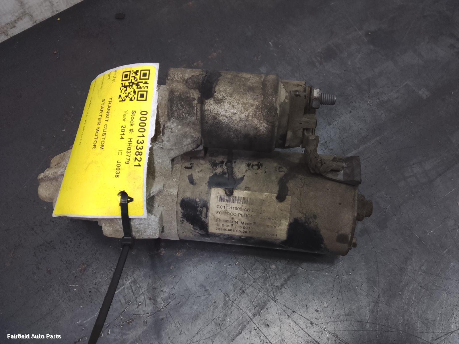2013-2017 Ford Transit Custom Starter