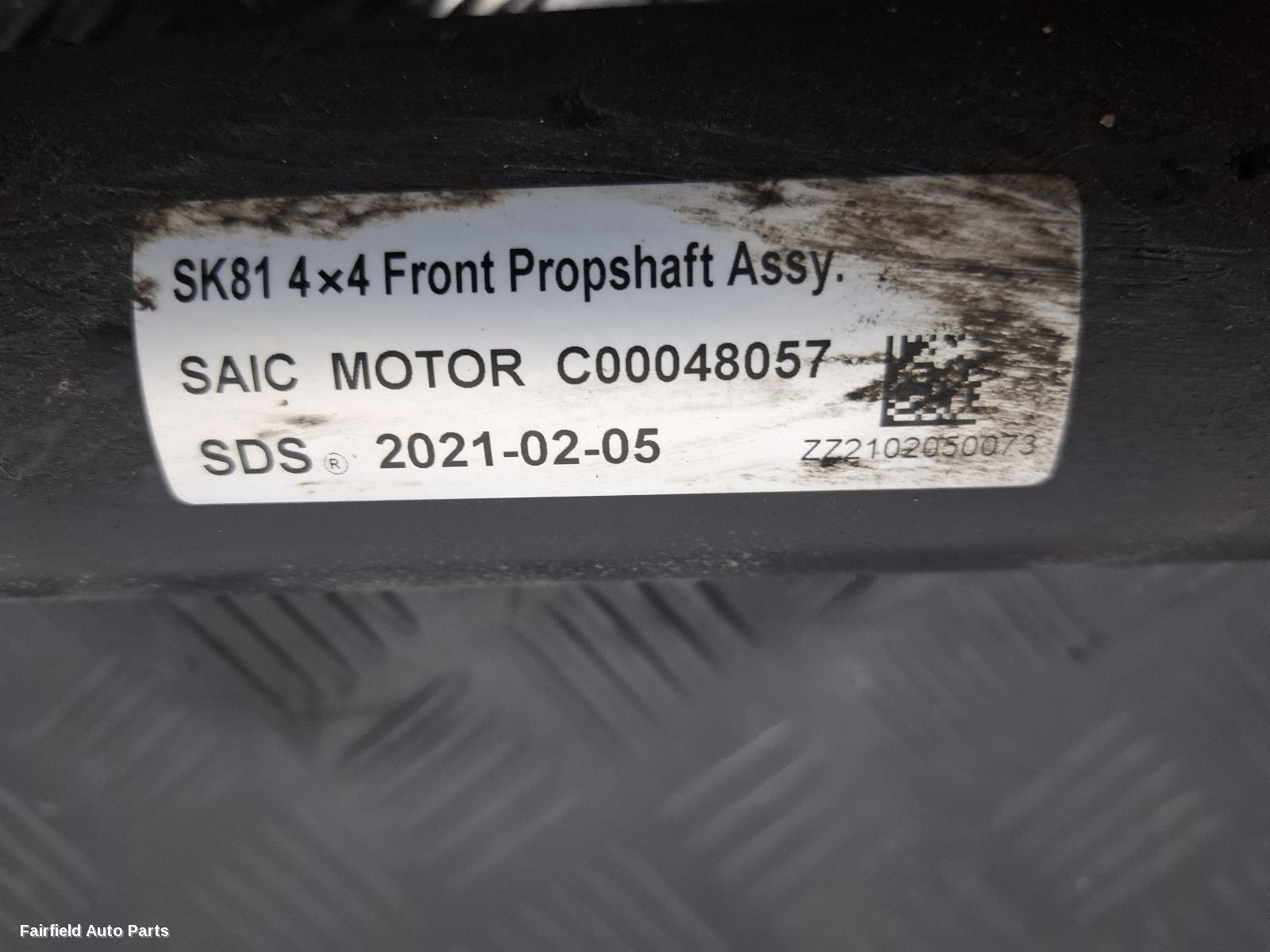 2017-2021 Ldv T60 Front Prop Shaft
