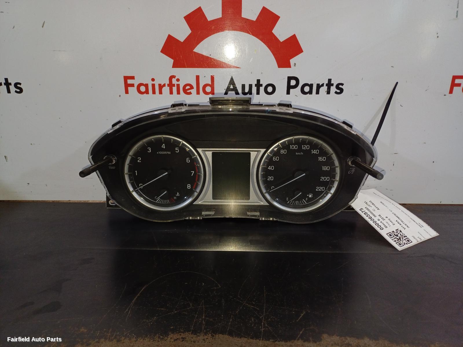 2015-2025 Suzuki Vitara Instrument Cluster