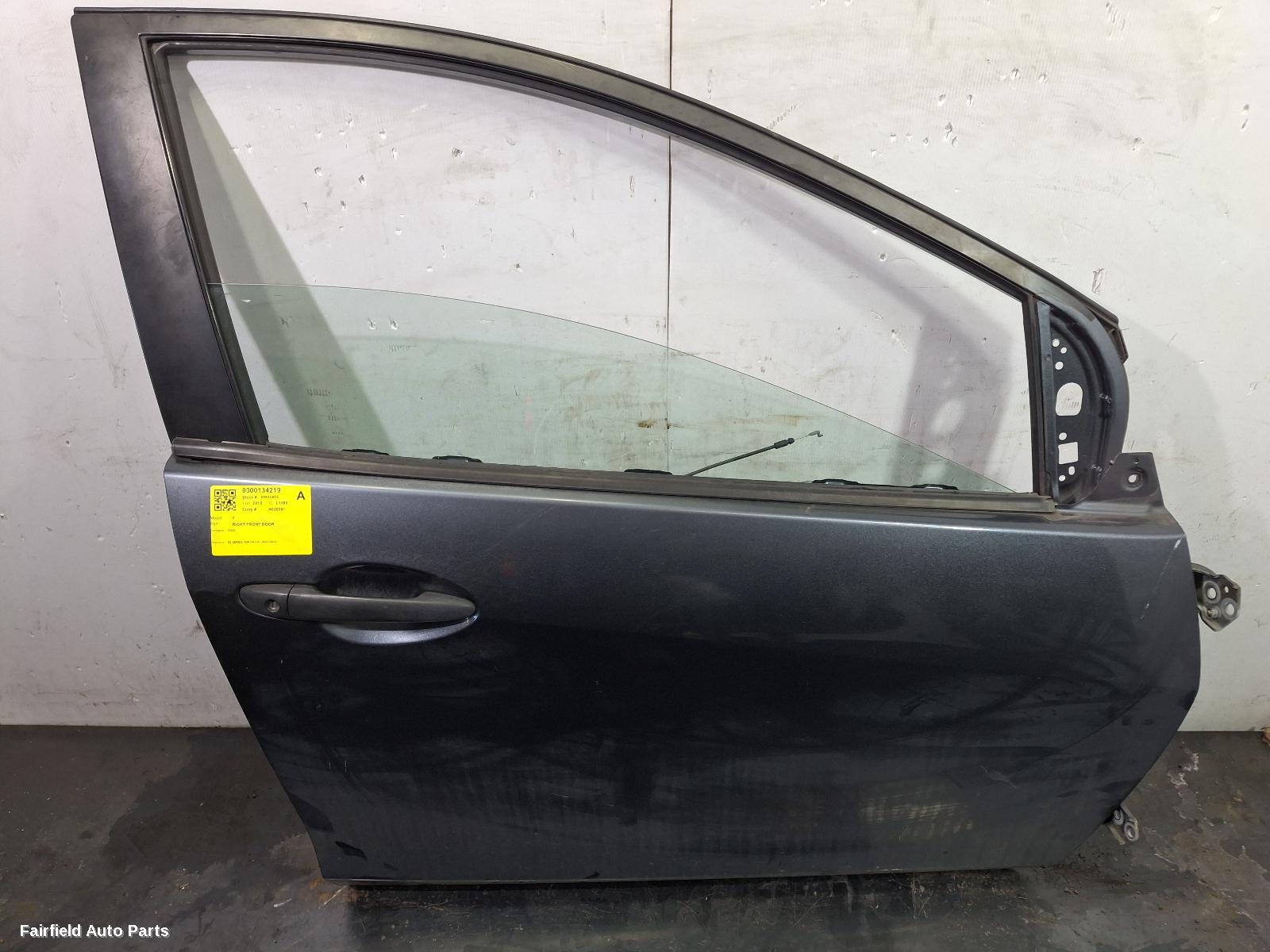 2007-2014 Mazda 2 Right Front Door