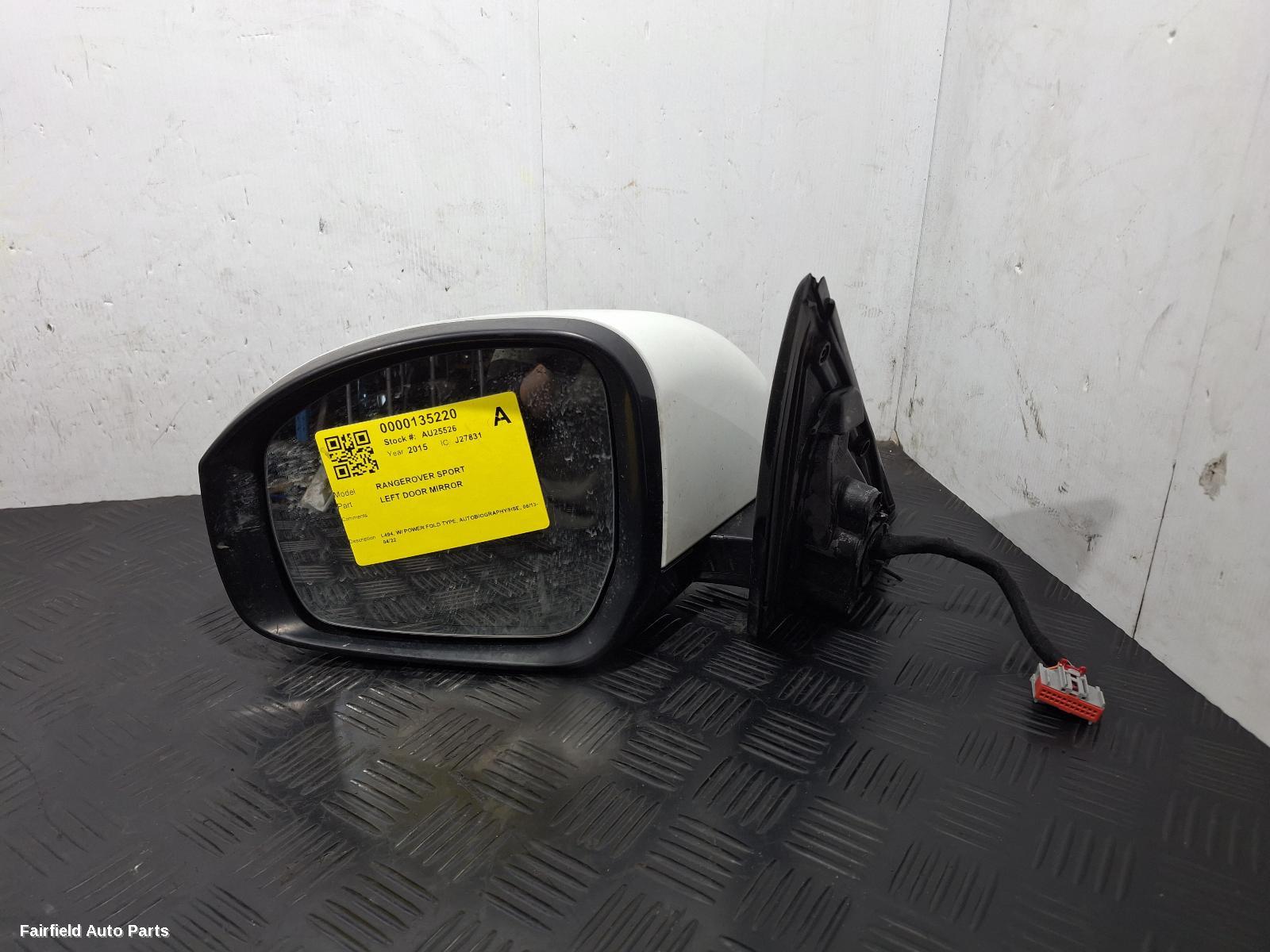 2013-2022 Land Rover Rangerover Sport Left Door Mirror