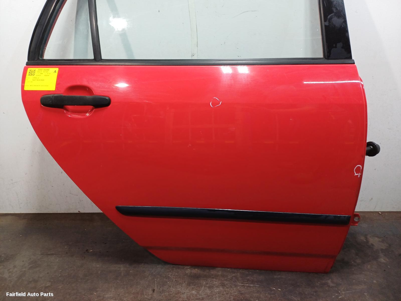 2001-2007 Toyota Corolla Right Rear Door Sliding