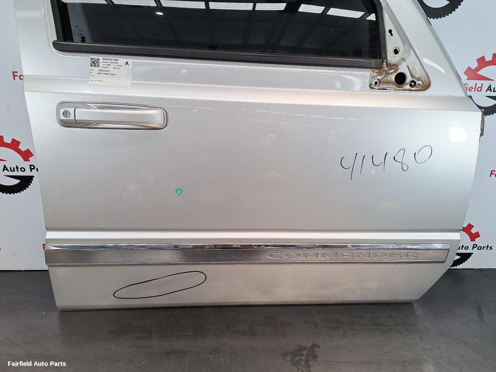 2006-2010 Jeep Commander Right Front Door