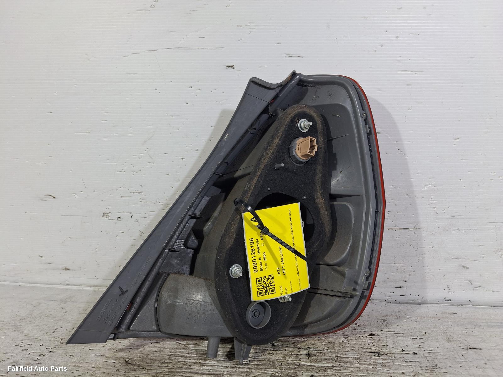 2002-2006 Honda Jazz Left Taillight