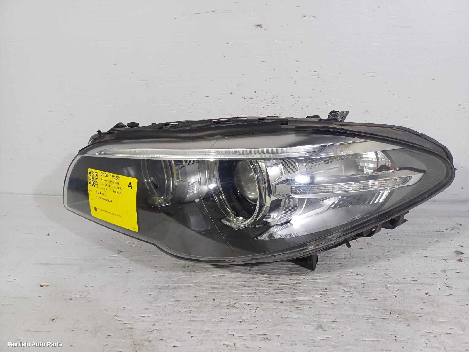 2013-2017 Bmw 5 Series Left Headlamp