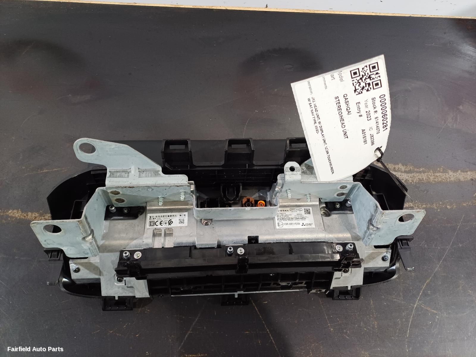 2022-2024 Nissan Qashqai Radio Cd Dvd Sat Tv