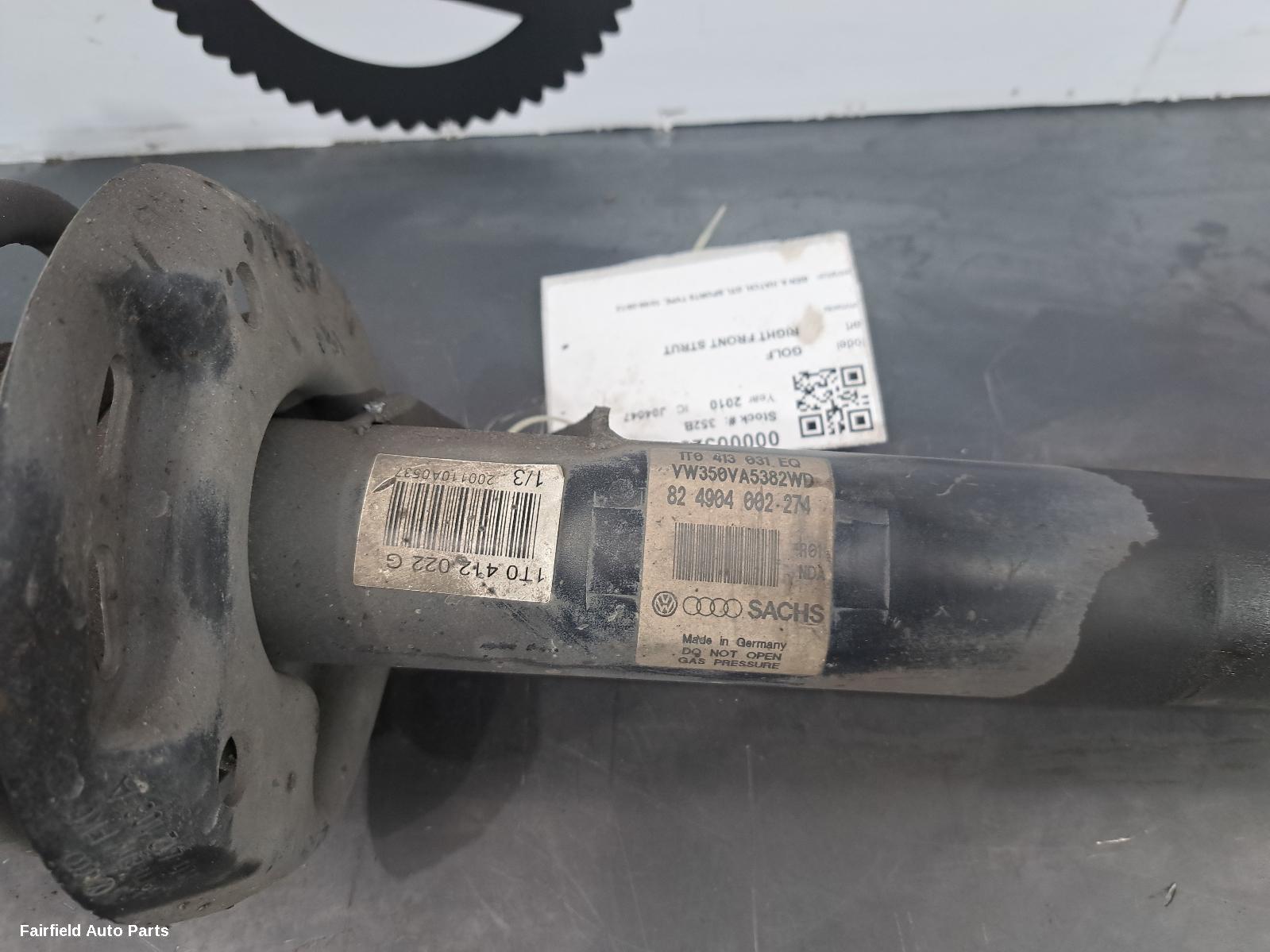 2009-2013 Volkswagen Golf Right Front Strut
