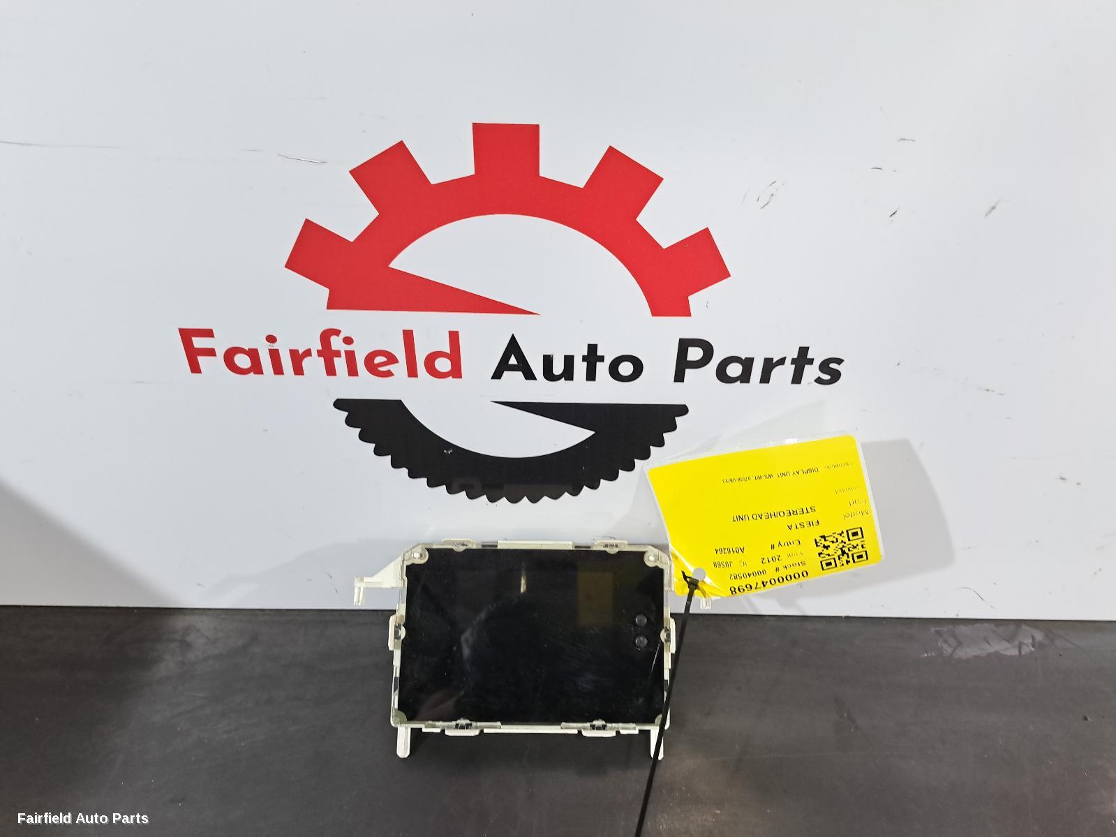 2008-2013 Ford Fiesta Radio Cd Dvd Sat Tv