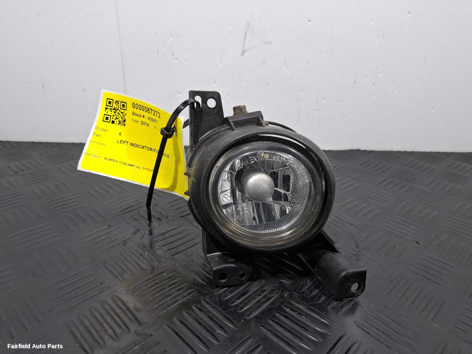 2012-2014 Mazda 6 Left Indicator Fog Side