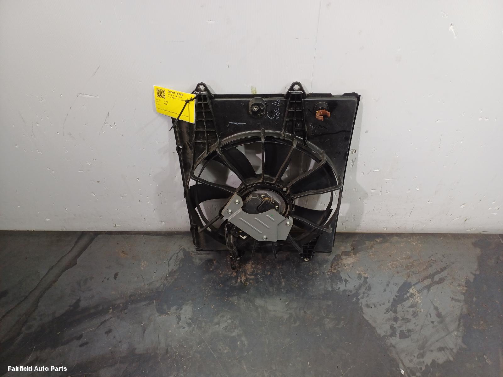 2016-2021 Honda Civic Fan