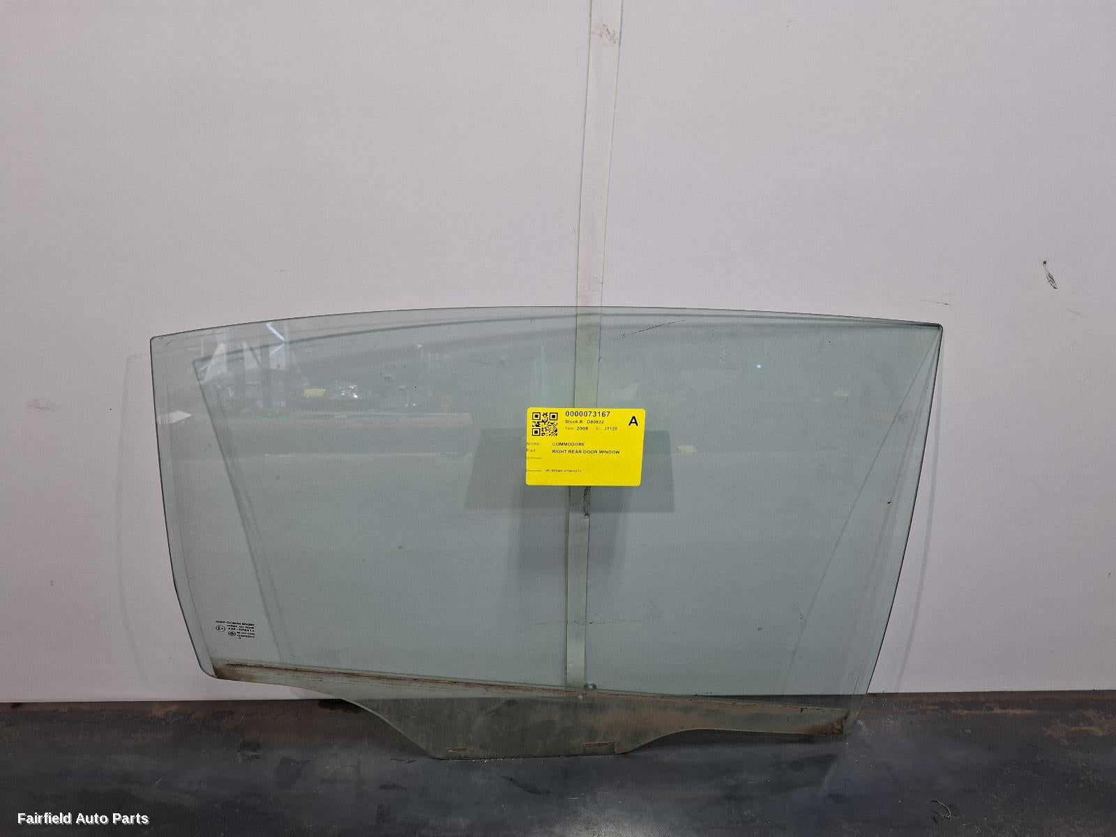 2006-2013 Holden Commodore Right Rear Door Window