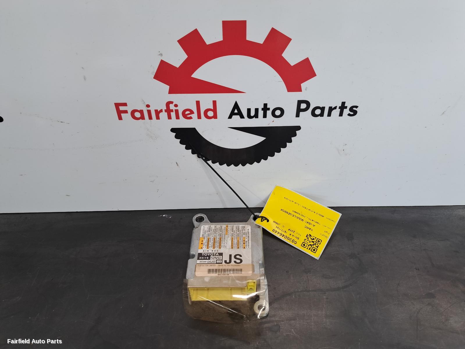 2011-2019 Toyota Yaris Airbag Module Sensor