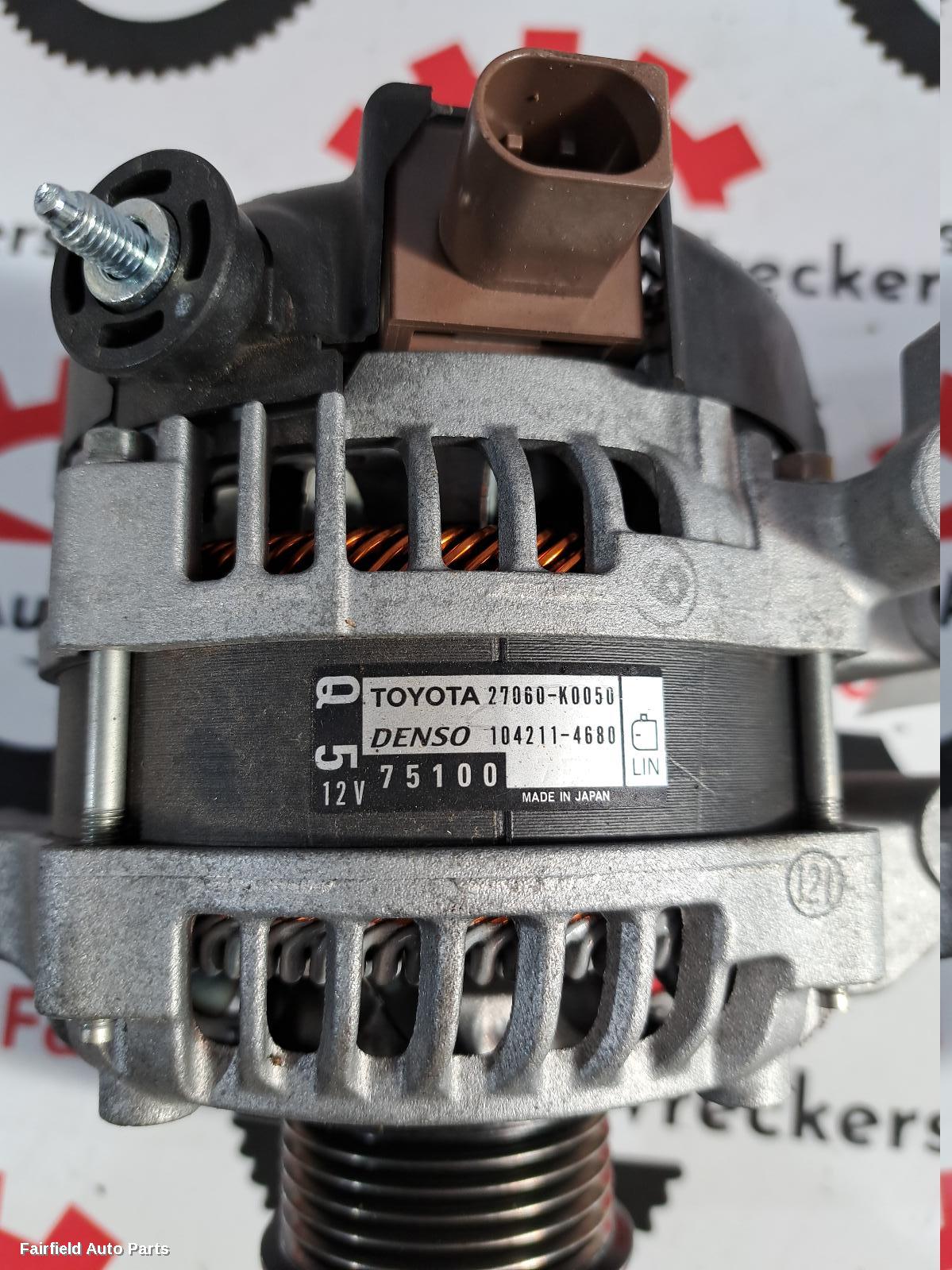 2020-2022 Toyota Yaris Cross Alternator