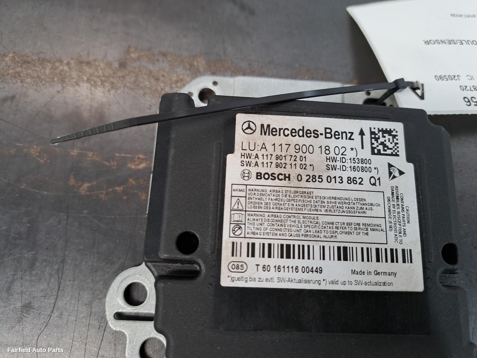 2017-2020 Mercedes Gla Class Airbag Module Sensor