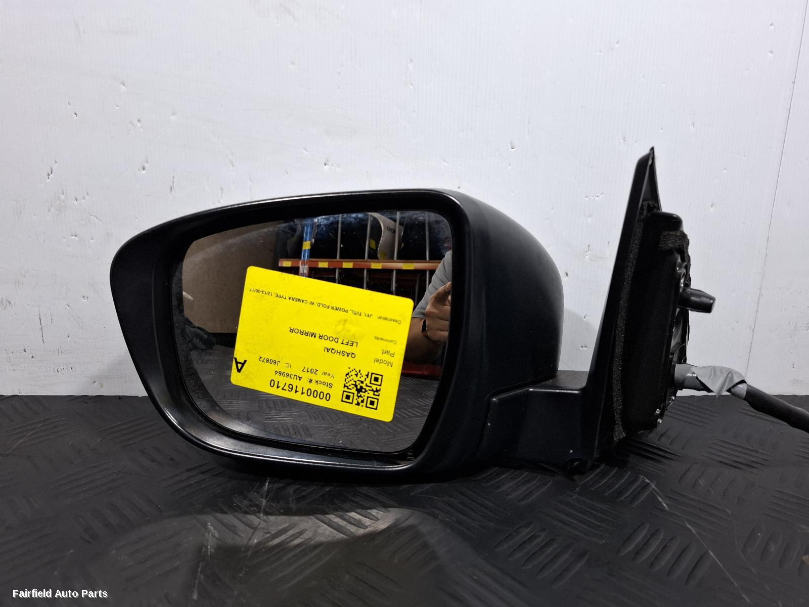 2013-2017 Nissan Qashqai Left Door Mirror