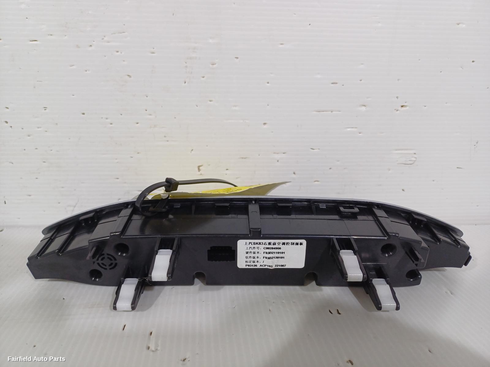2021-2025 Ldv T60 Heater Ac Controls