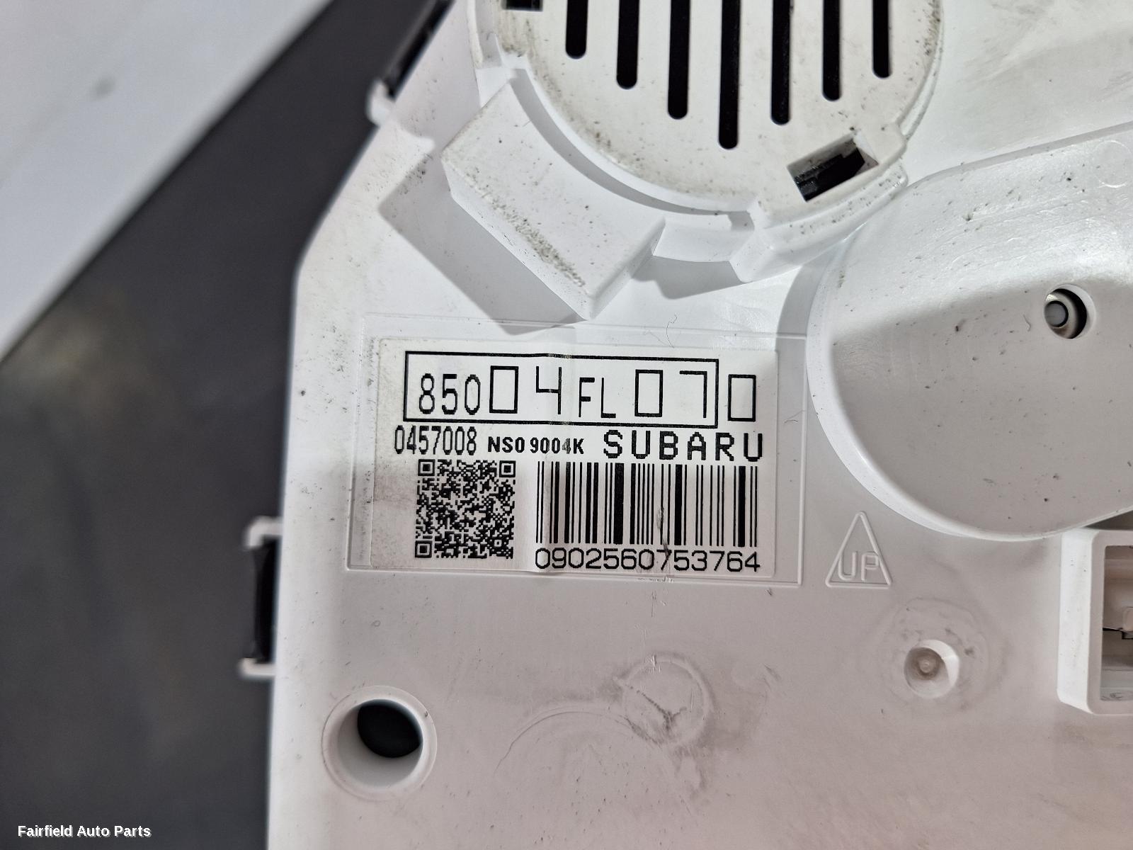 2016-2022 Subaru Impreza Instrument Cluster