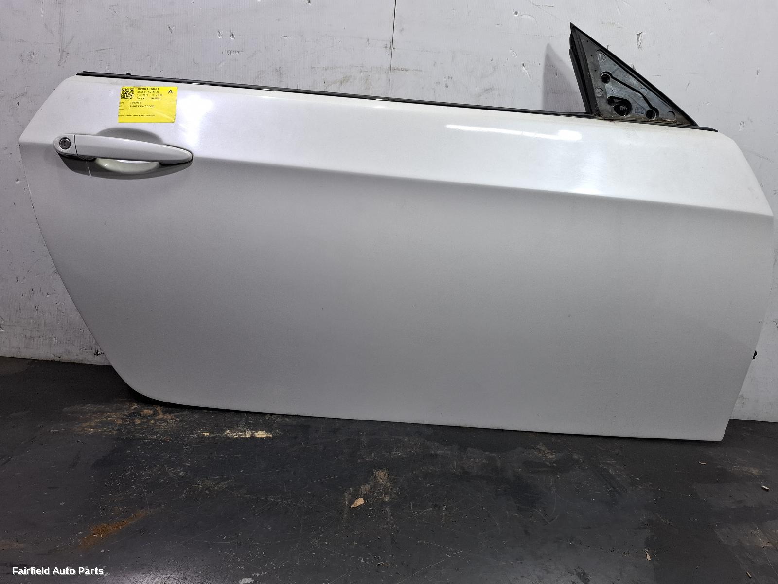2006-2013 Bmw 3 Series Right Front Door