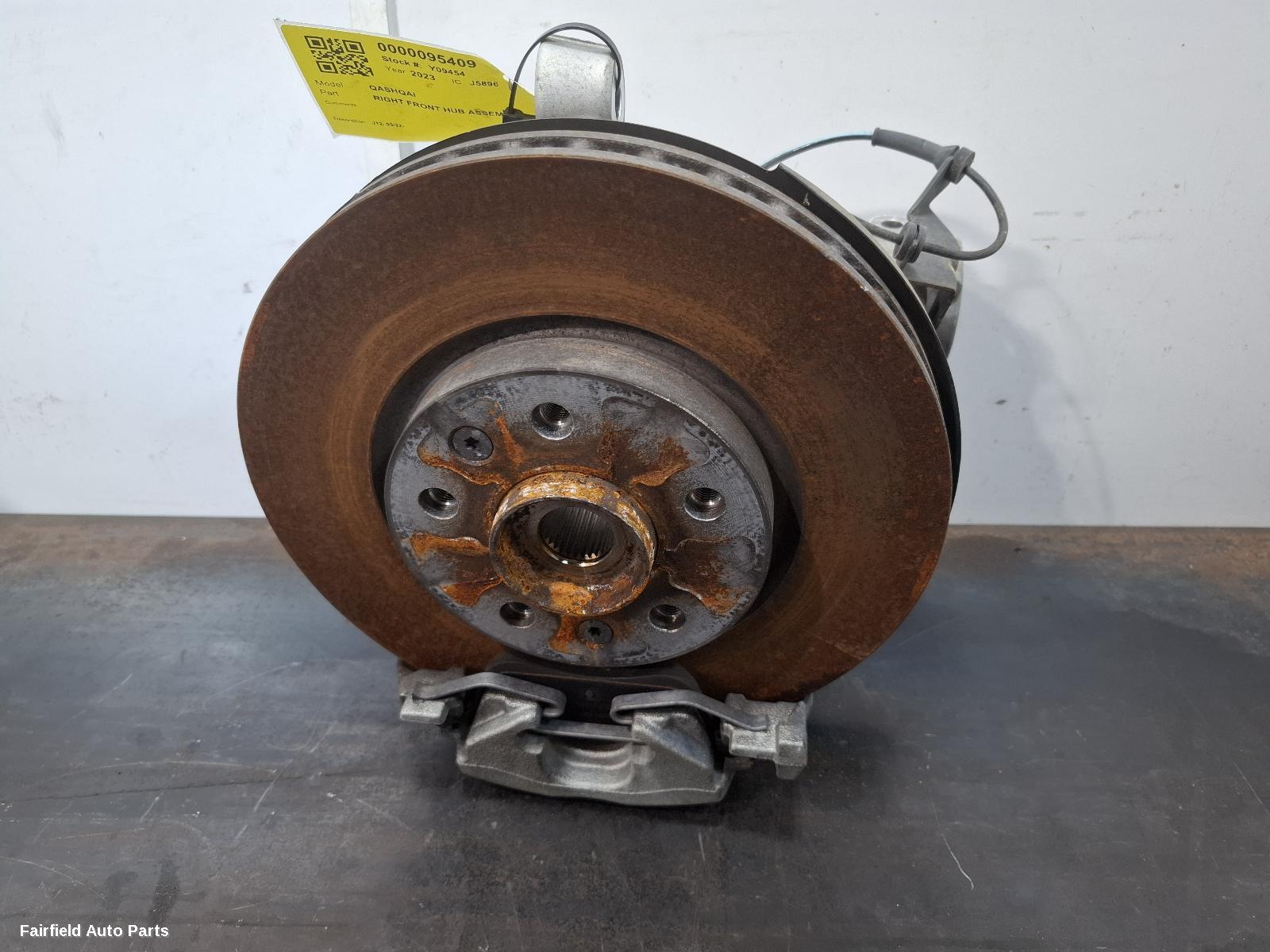 2022-2026 Nissan Qashqai Right Front Hub Assembly