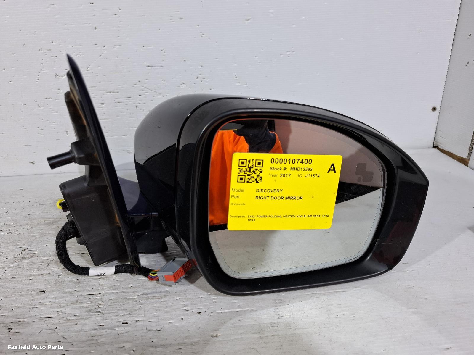 2016-2020 Land Rover Discovery Right Door Mirror