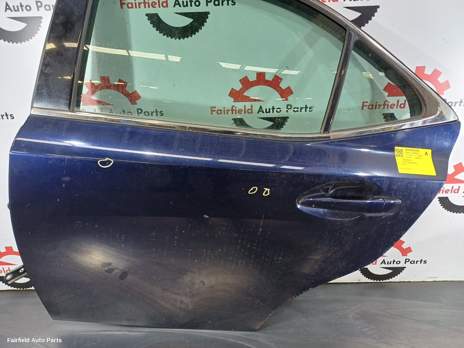 2013-2020 Lexus Is Series Left Rear Door Sliding