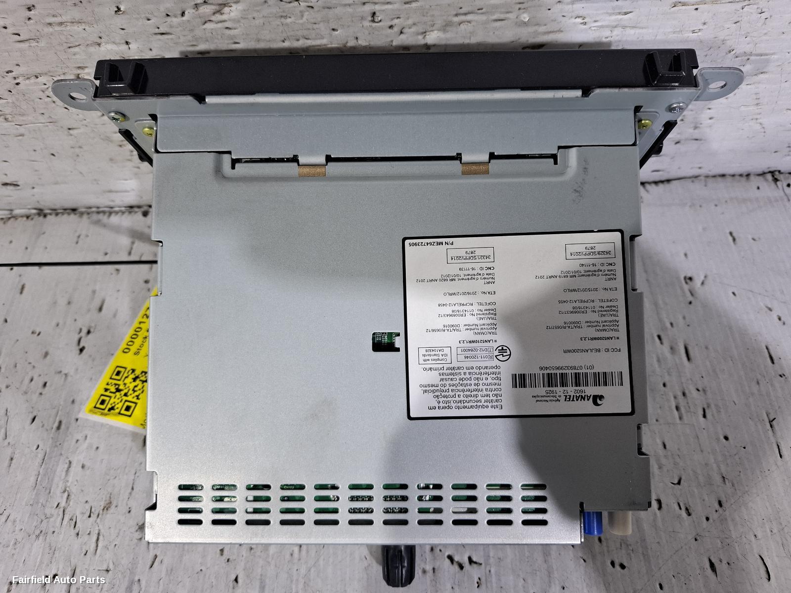 2013-2019 Renault Clio Radio Cd Dvd Sat Tv