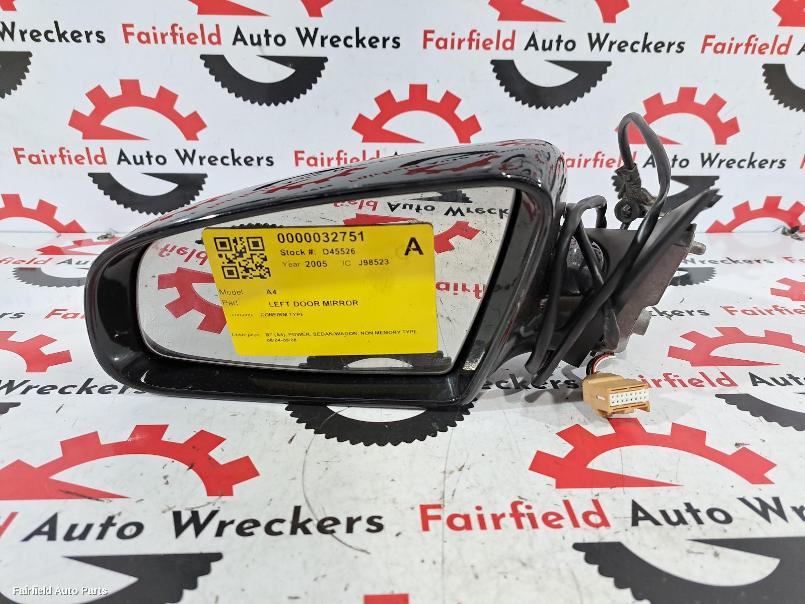 2004-2008 Audi A4 Left Door Mirror