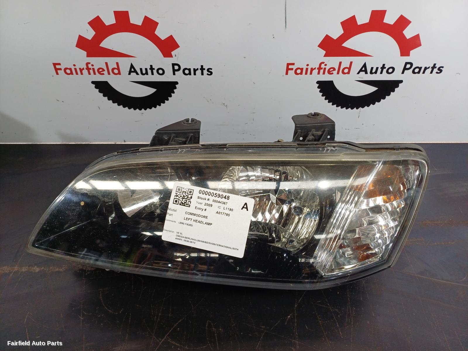 2006-2010 Holden Commodore Left Headlamp