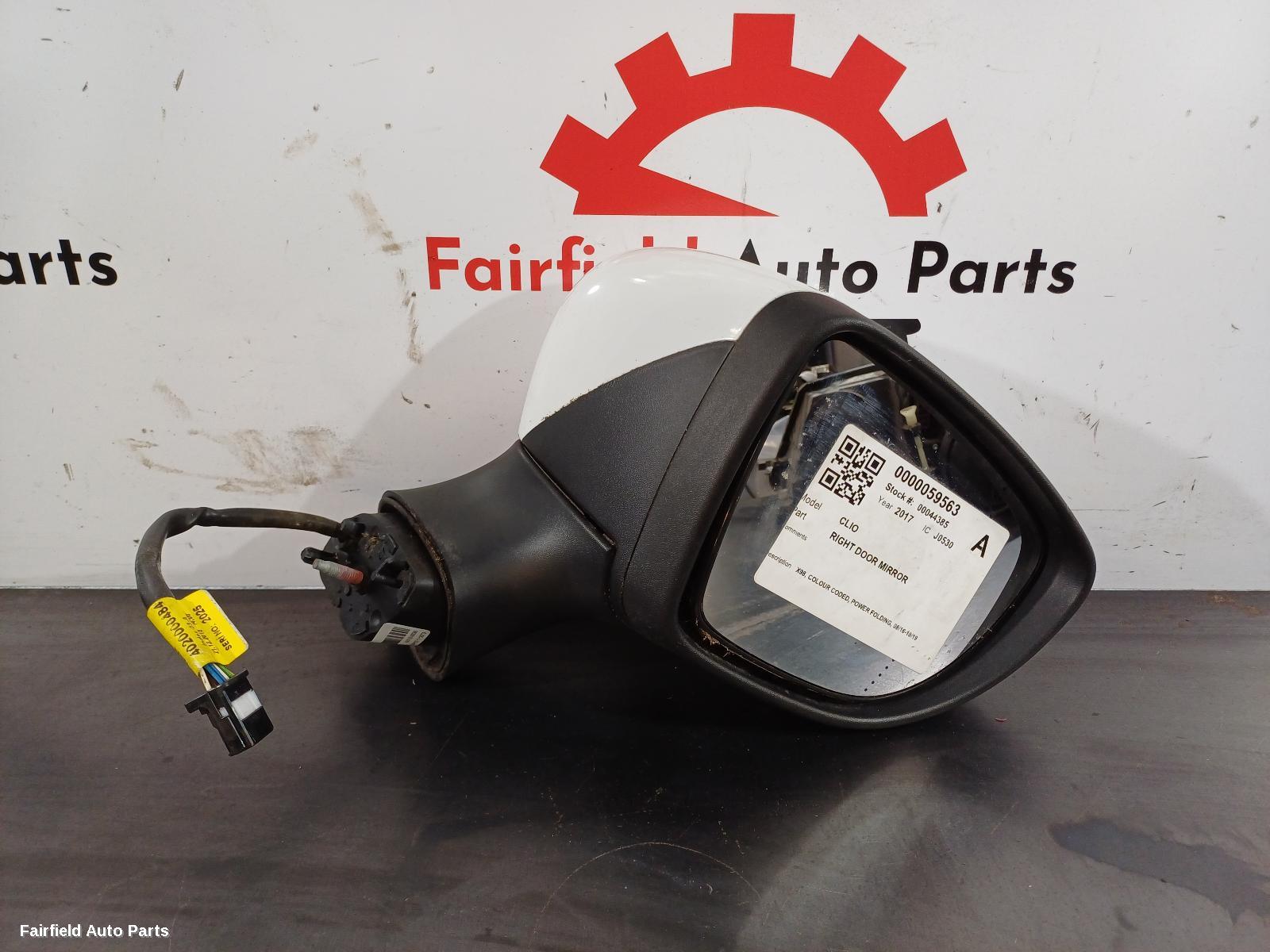 2016-2019 Renault Clio Right Door Mirror
