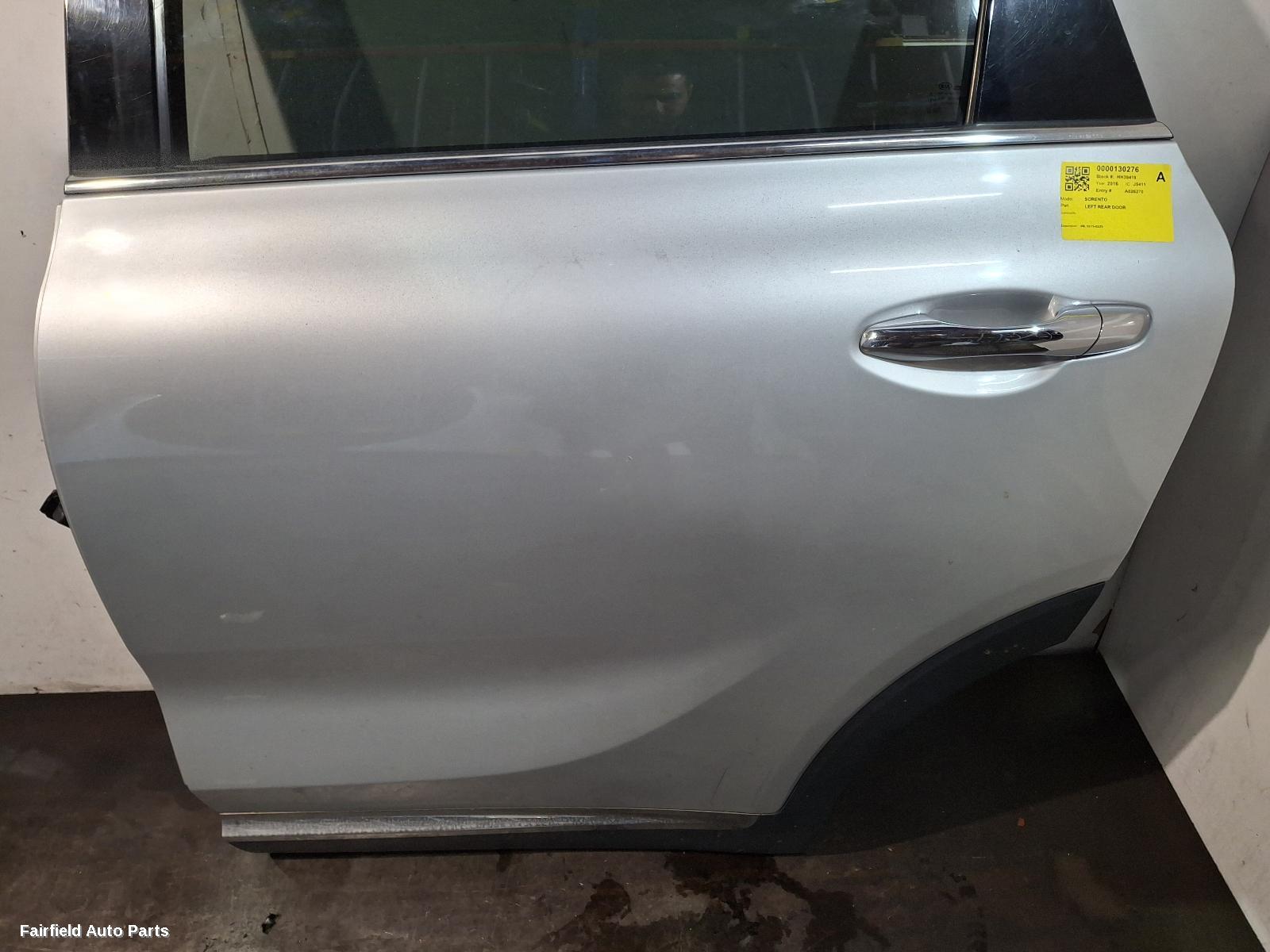 2015-2020 Kia Sorento Left Rear Door Sliding